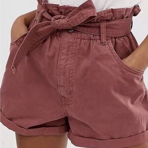 Abercrombie & Fitch High Waist Brown Shorts